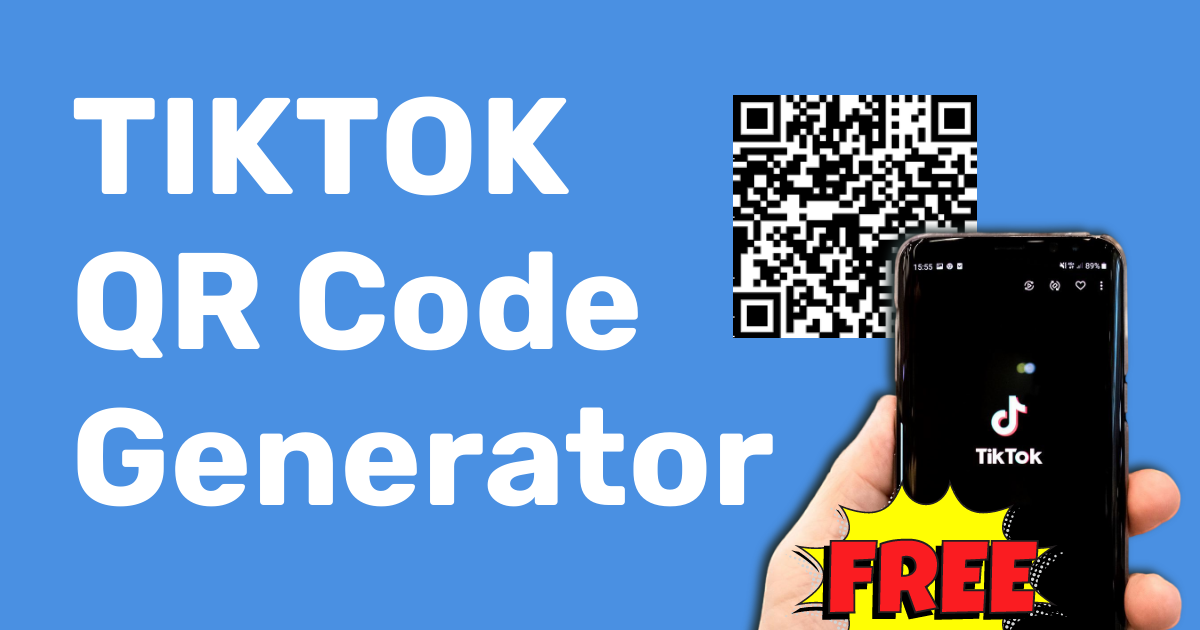 TikTok QR Code Generator - Instant - Ecommerce Notebook